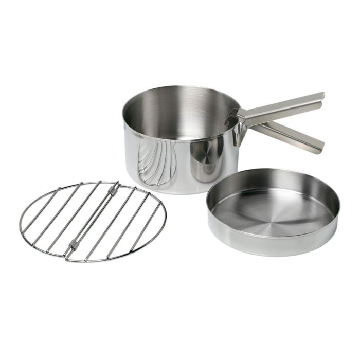 Kelly Kettle Ultimate Kit - Marmite De Camping En Acier Inox - Base Large - 54 Oz