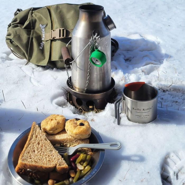 Survival Bag, Kelly Kettle, Canvas Bag, Drawstring, Heavy Duty