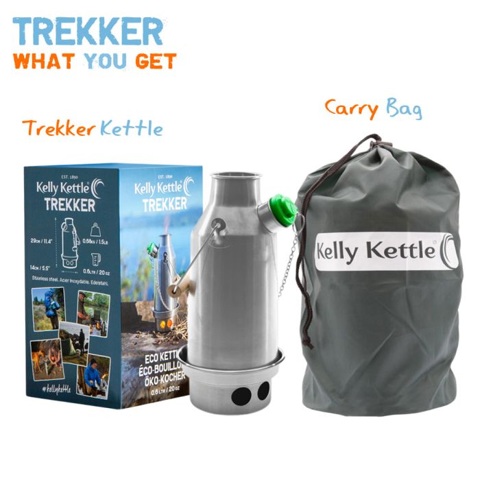 Small 'Trekker' SST Kettle - Camping Kettle & Stove