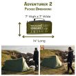 'Adventurer' - 2 Person Tent (Lightweight) - Stats & Assembled