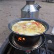 Omlette on the Hobo Stove