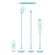 XStream™ Water Filter Straw by Sagan™ - Components
