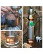 Stainless Steel 'Trekker' Kelly Kettle (0.6ltr) - Basic Kit - In Use