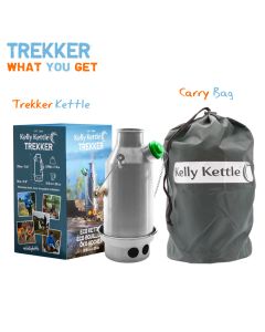 'Trekker' Kelly Kettle in Stainless Steel