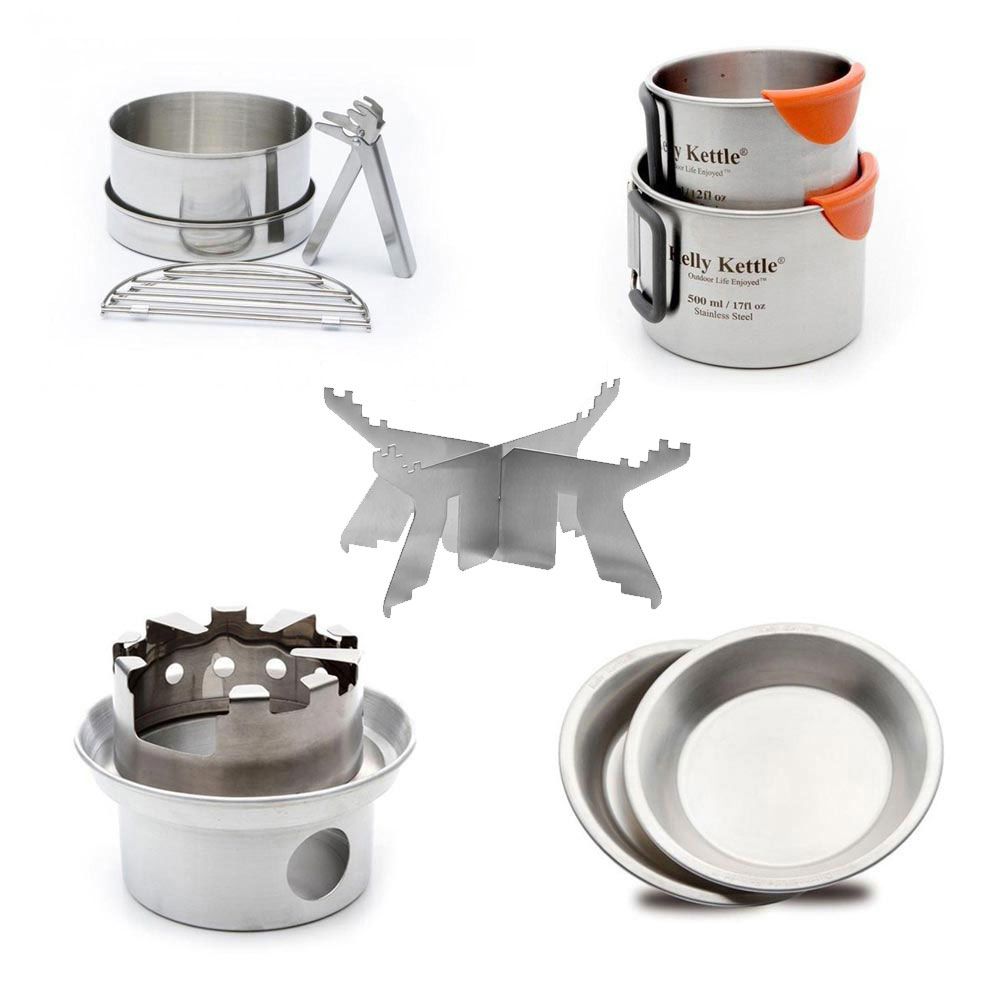 Kelly Kettle® Stainless Steel Trekker & Kit – Adventure Guru