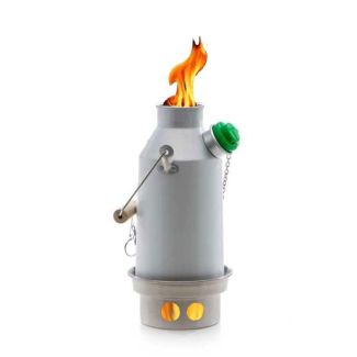 Trekker Kettle 20 fl.oz. (0.6 Ltr) In Anodised Aluminum with Steel Fire-Base
